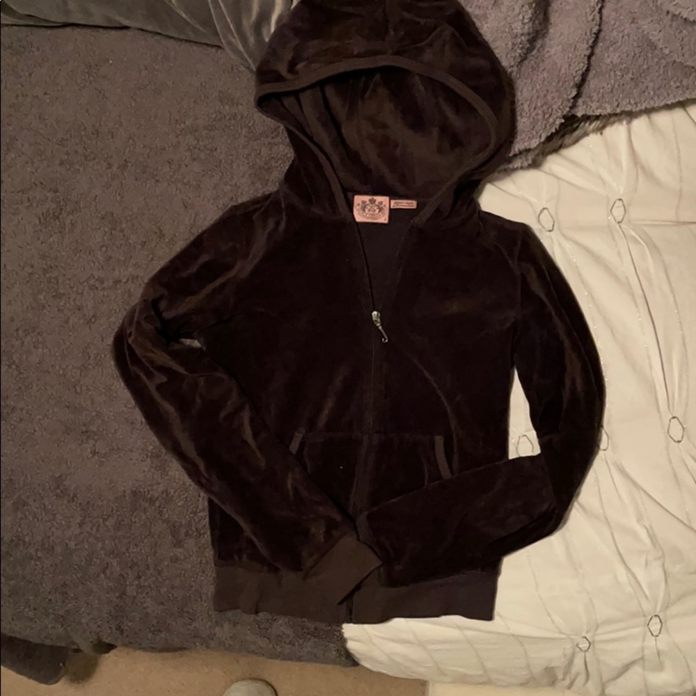 Juicy Couture Velour Zip Up Jacket